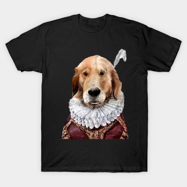 Edmund the Retriever T-Shirt by theartofbroderickwong